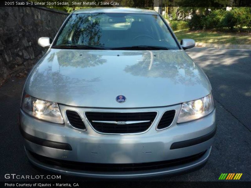 Silver Metallic / Slate Gray 2005 Saab 9-3 Linear Sport Sedan