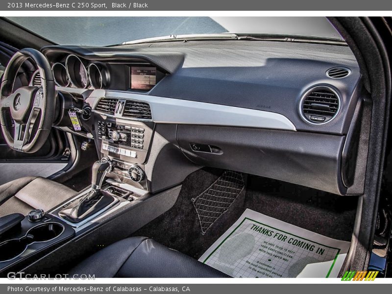 Black / Black 2013 Mercedes-Benz C 250 Sport