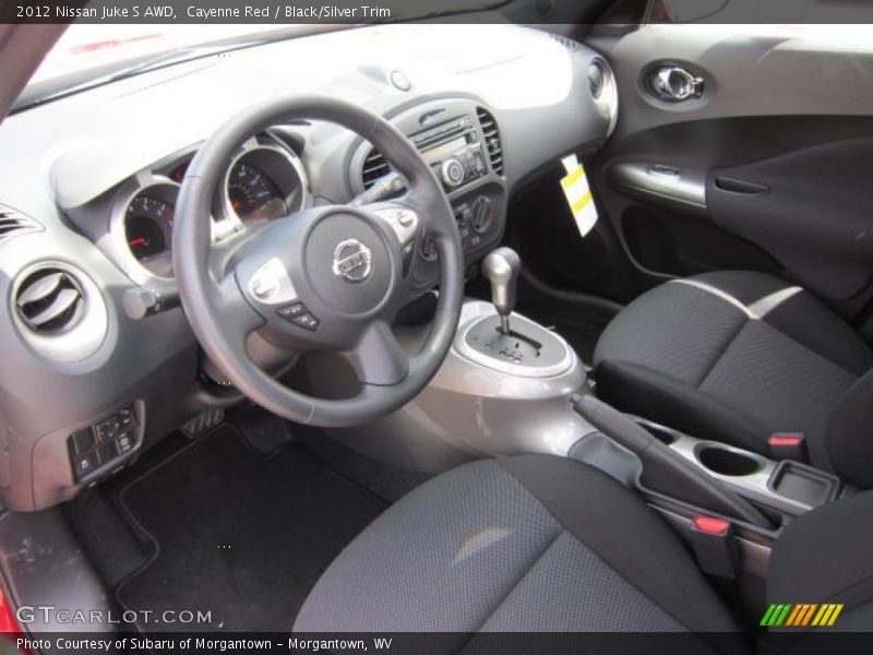 Cayenne Red / Black/Silver Trim 2012 Nissan Juke S AWD