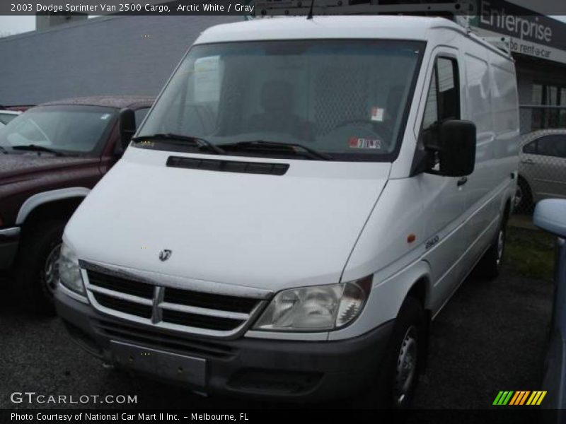 Arctic White / Gray 2003 Dodge Sprinter Van 2500 Cargo