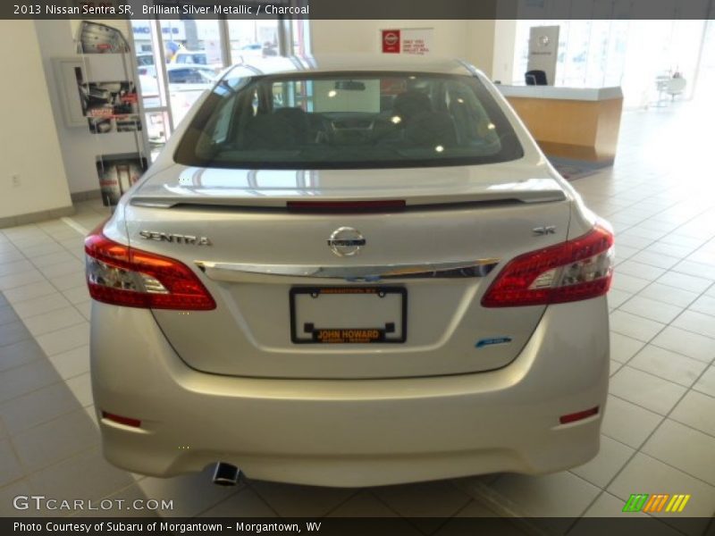 Brilliant Silver Metallic / Charcoal 2013 Nissan Sentra SR