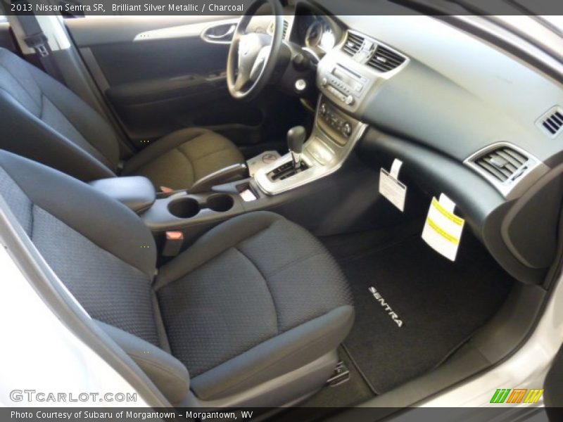  2013 Sentra SR Charcoal Interior