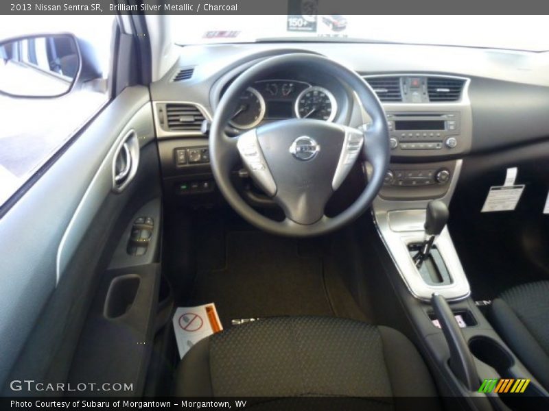  2013 Sentra SR Charcoal Interior