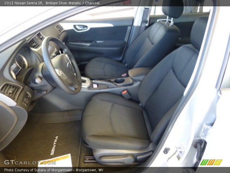 Front Seat of 2013 Sentra SR