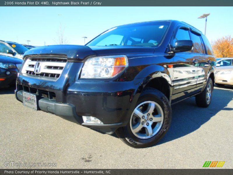 Nighthawk Black Pearl / Gray 2006 Honda Pilot EX 4WD