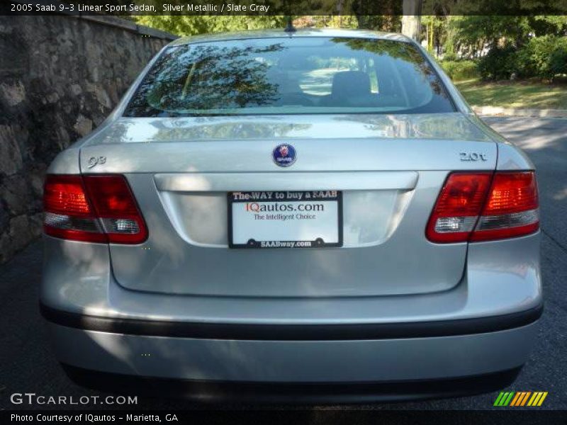 Silver Metallic / Slate Gray 2005 Saab 9-3 Linear Sport Sedan