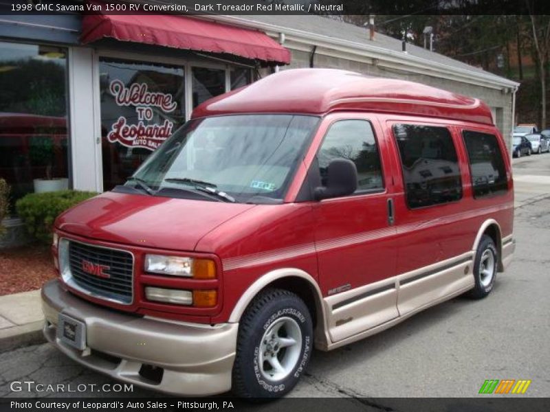 Dark Toreador Red Metallic / Neutral 1998 GMC Savana Van 1500 RV Conversion