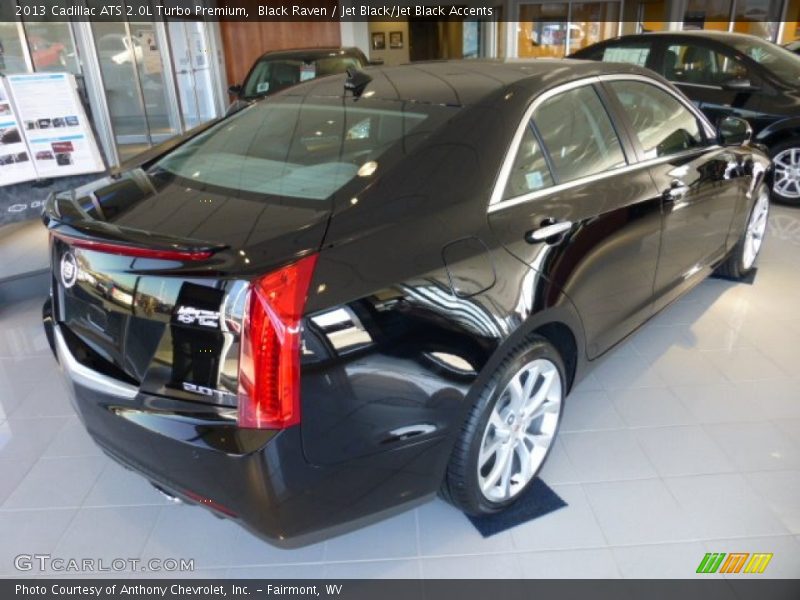 Black Raven / Jet Black/Jet Black Accents 2013 Cadillac ATS 2.0L Turbo Premium