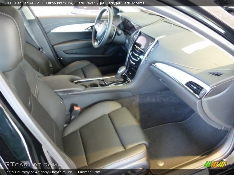 Black Raven / Jet Black/Jet Black Accents 2013 Cadillac ATS 2.0L Turbo Premium