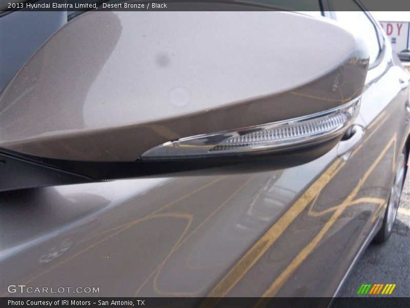 Desert Bronze / Black 2013 Hyundai Elantra Limited