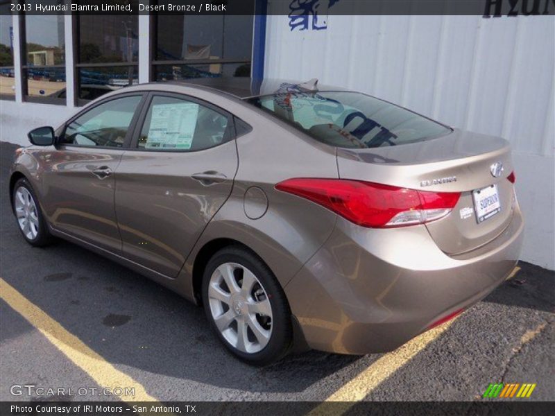 Desert Bronze / Black 2013 Hyundai Elantra Limited