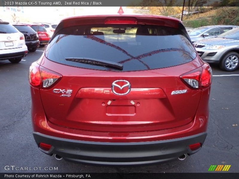 Zeal Red Mica / Black 2013 Mazda CX-5 Touring AWD