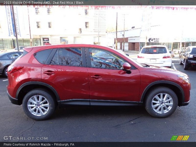 Zeal Red Mica / Black 2013 Mazda CX-5 Touring AWD