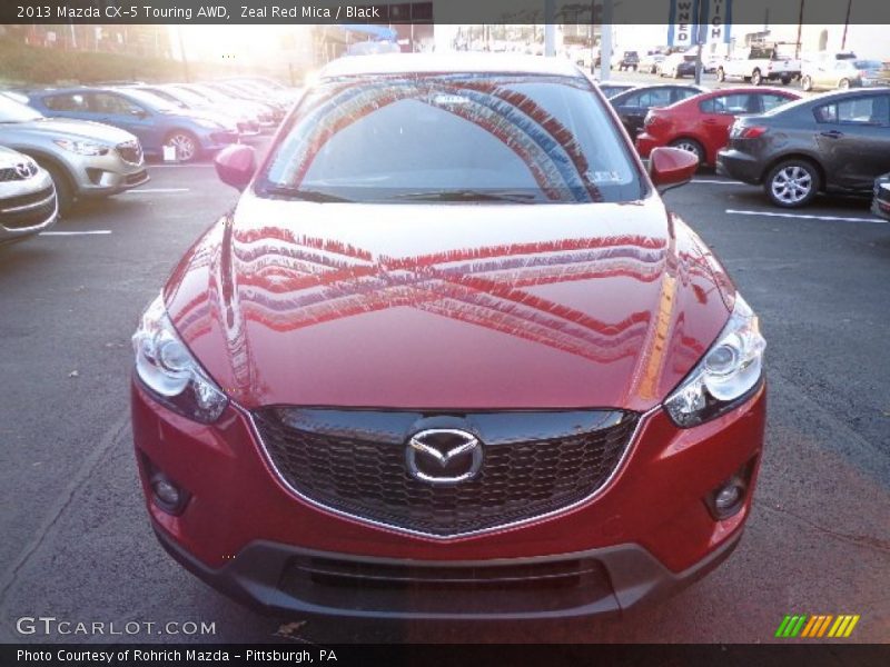 Zeal Red Mica / Black 2013 Mazda CX-5 Touring AWD