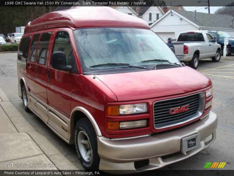 Dark Toreador Red Metallic / Neutral 1998 GMC Savana Van 1500 RV Conversion