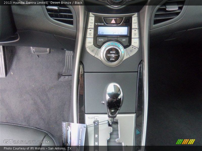 Desert Bronze / Black 2013 Hyundai Elantra Limited