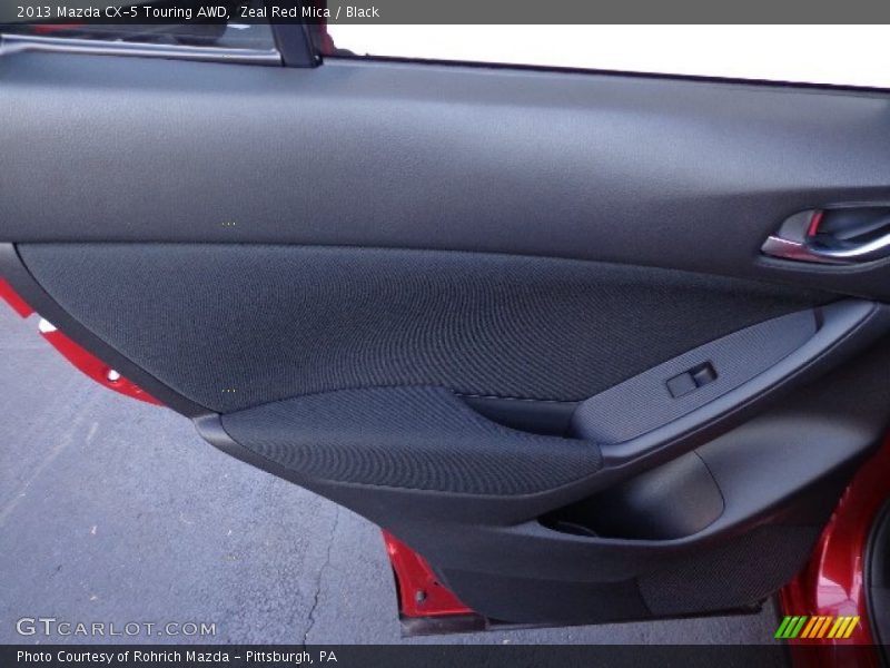 Zeal Red Mica / Black 2013 Mazda CX-5 Touring AWD