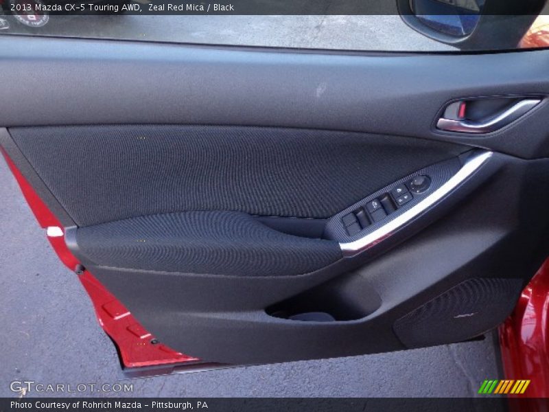 Zeal Red Mica / Black 2013 Mazda CX-5 Touring AWD