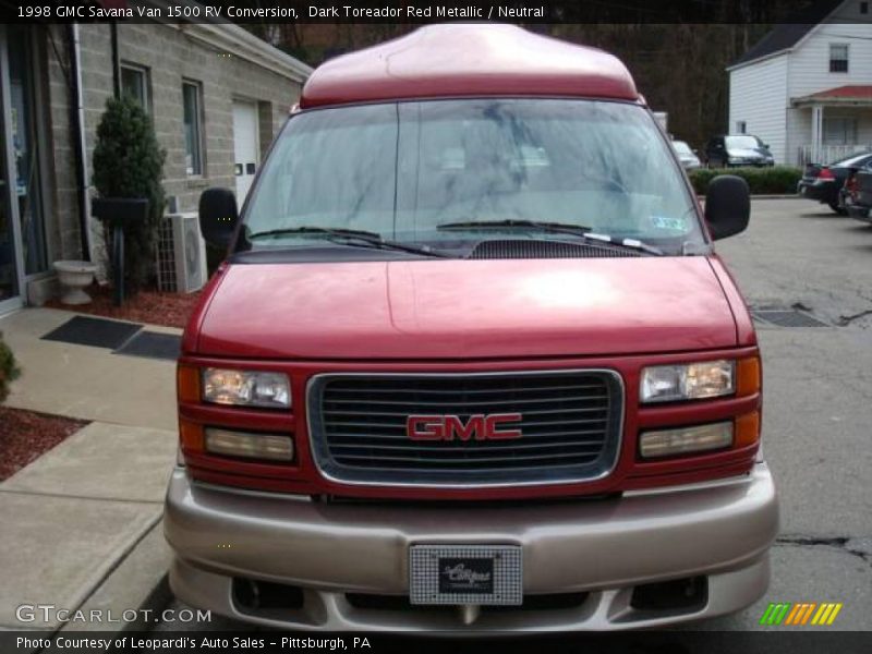 Dark Toreador Red Metallic / Neutral 1998 GMC Savana Van 1500 RV Conversion