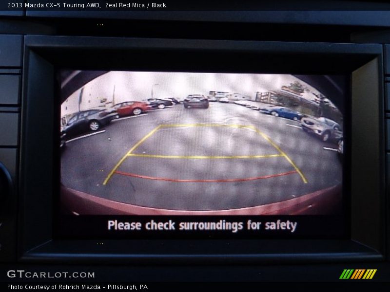 Zeal Red Mica / Black 2013 Mazda CX-5 Touring AWD