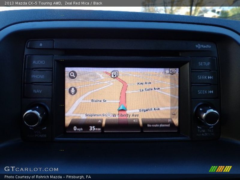 Zeal Red Mica / Black 2013 Mazda CX-5 Touring AWD