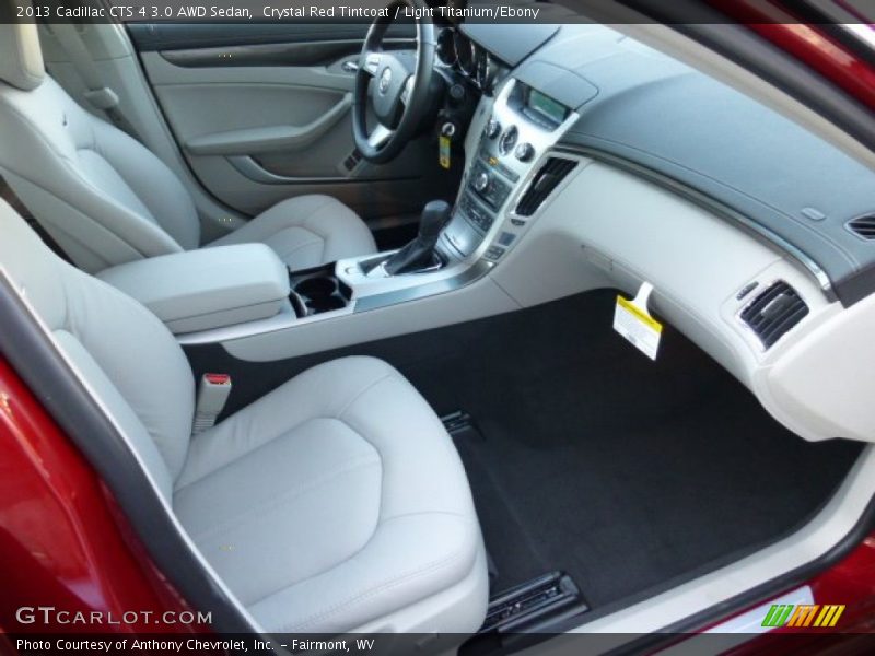 Crystal Red Tintcoat / Light Titanium/Ebony 2013 Cadillac CTS 4 3.0 AWD Sedan