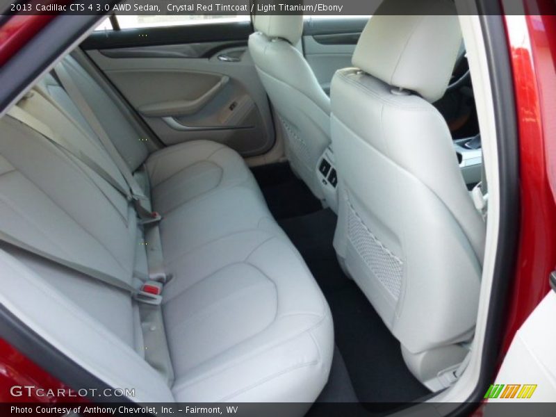 Crystal Red Tintcoat / Light Titanium/Ebony 2013 Cadillac CTS 4 3.0 AWD Sedan