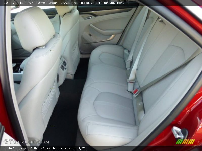Crystal Red Tintcoat / Light Titanium/Ebony 2013 Cadillac CTS 4 3.0 AWD Sedan