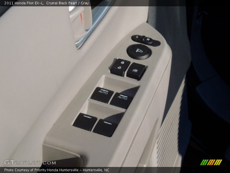 Crystal Black Pearl / Gray 2011 Honda Pilot EX-L