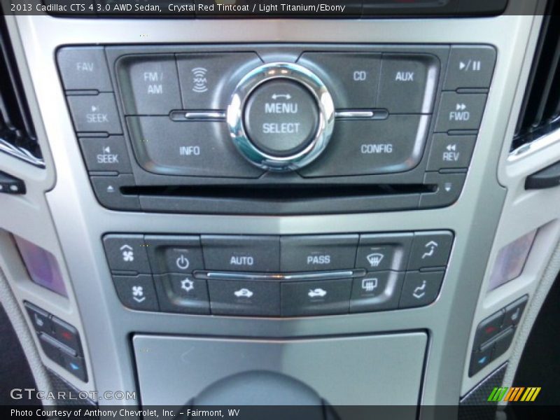 Crystal Red Tintcoat / Light Titanium/Ebony 2013 Cadillac CTS 4 3.0 AWD Sedan