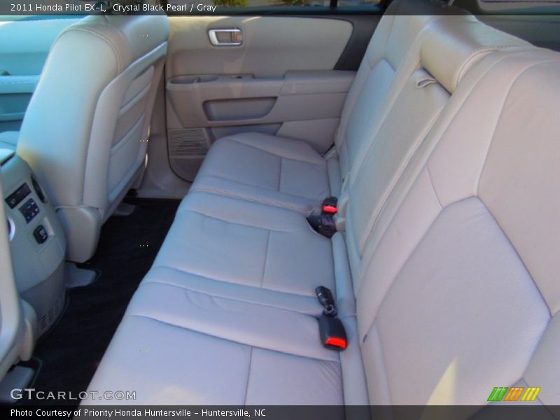 Crystal Black Pearl / Gray 2011 Honda Pilot EX-L