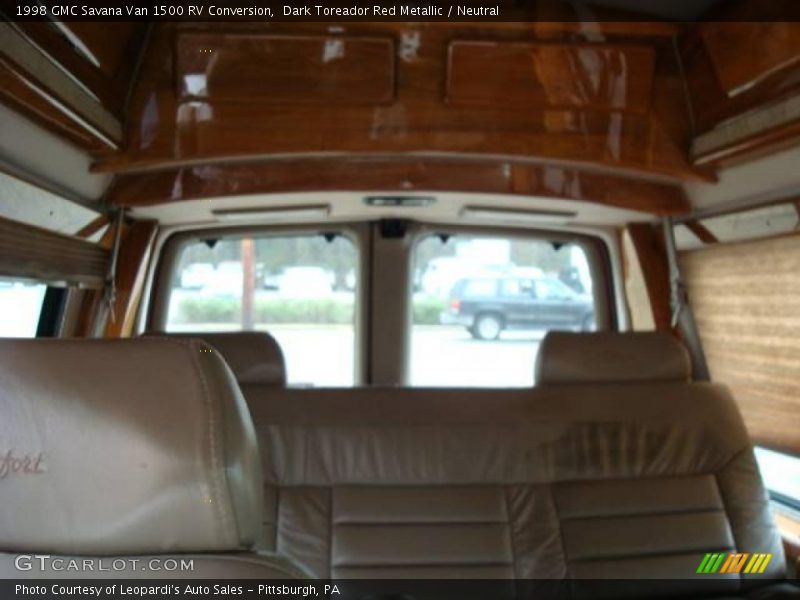Dark Toreador Red Metallic / Neutral 1998 GMC Savana Van 1500 RV Conversion