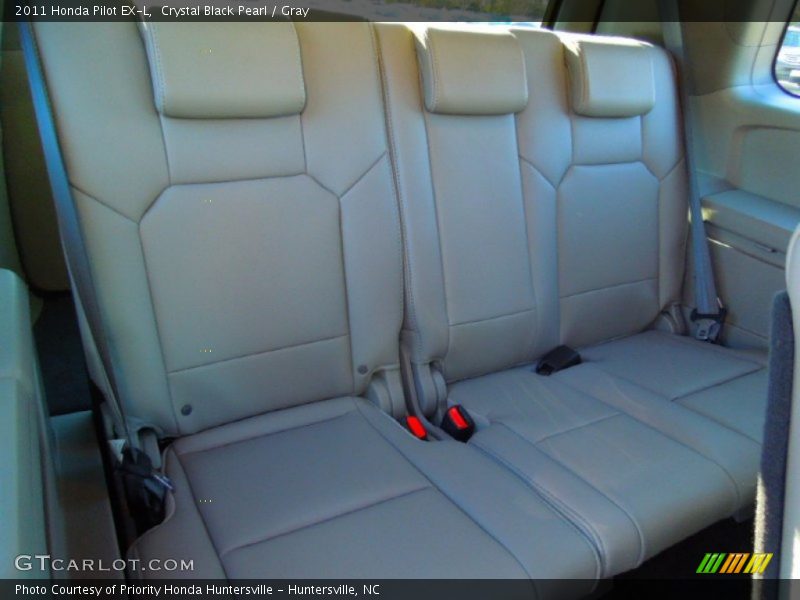Crystal Black Pearl / Gray 2011 Honda Pilot EX-L