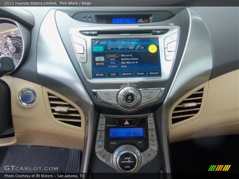 Red Allure / Beige 2013 Hyundai Elantra Limited