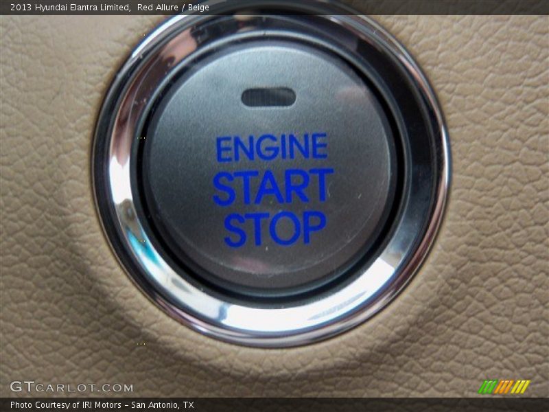 Red Allure / Beige 2013 Hyundai Elantra Limited