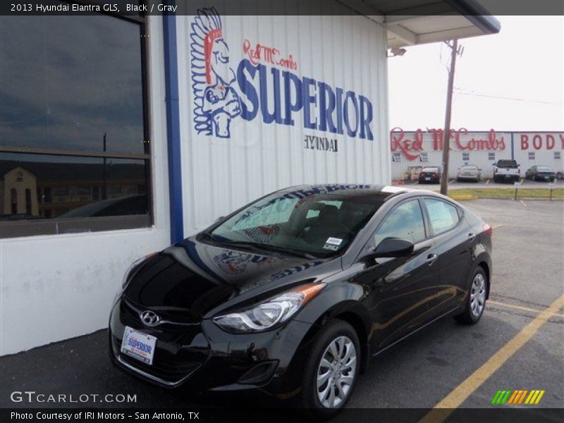 Black / Gray 2013 Hyundai Elantra GLS