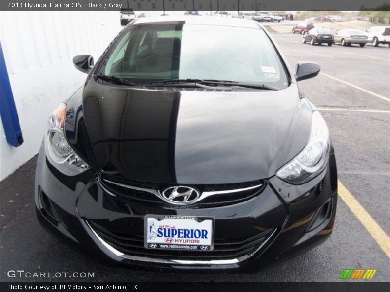 Black / Gray 2013 Hyundai Elantra GLS