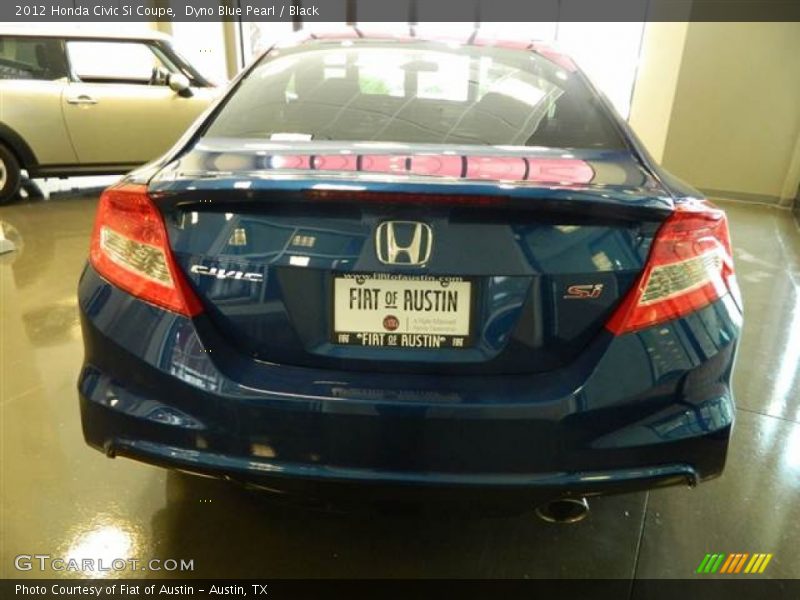 Dyno Blue Pearl / Black 2012 Honda Civic Si Coupe