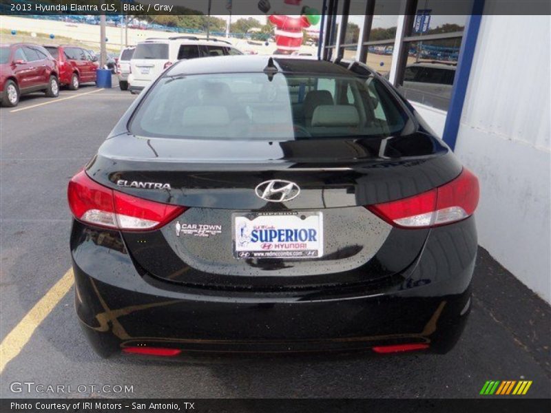 Black / Gray 2013 Hyundai Elantra GLS