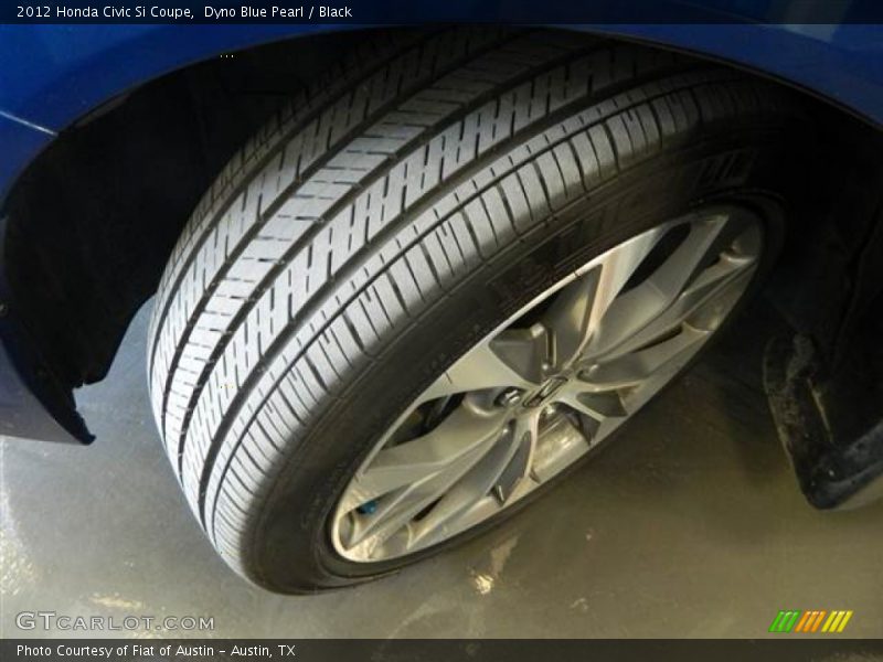 Dyno Blue Pearl / Black 2012 Honda Civic Si Coupe