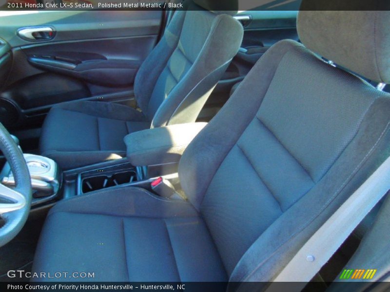 Polished Metal Metallic / Black 2011 Honda Civic LX-S Sedan