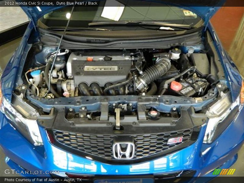 Dyno Blue Pearl / Black 2012 Honda Civic Si Coupe