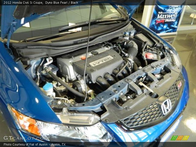 Dyno Blue Pearl / Black 2012 Honda Civic Si Coupe