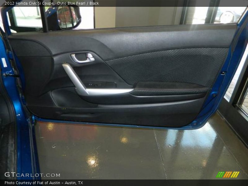 Dyno Blue Pearl / Black 2012 Honda Civic Si Coupe