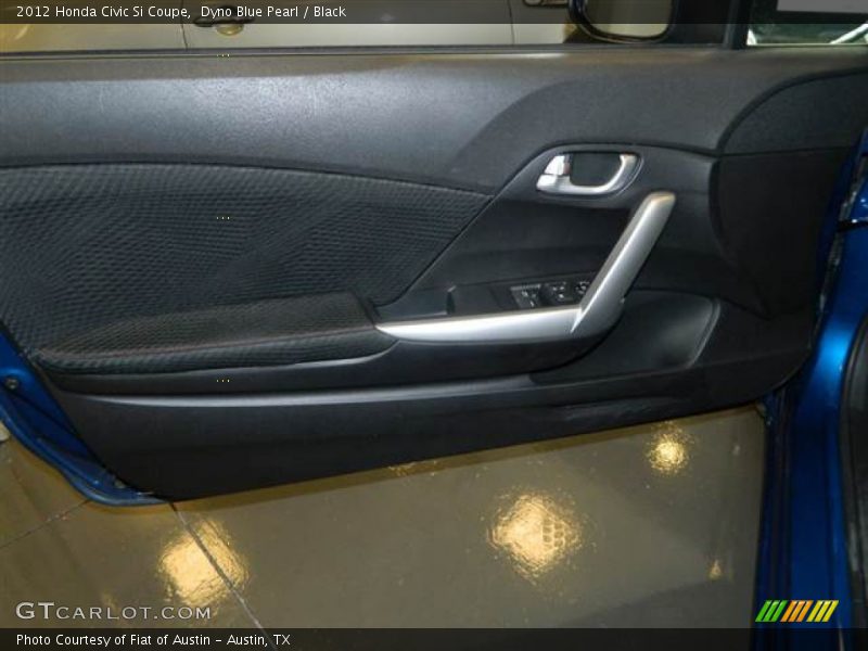Dyno Blue Pearl / Black 2012 Honda Civic Si Coupe