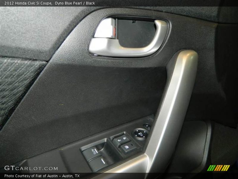 Dyno Blue Pearl / Black 2012 Honda Civic Si Coupe