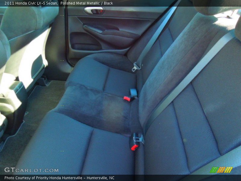 Polished Metal Metallic / Black 2011 Honda Civic LX-S Sedan