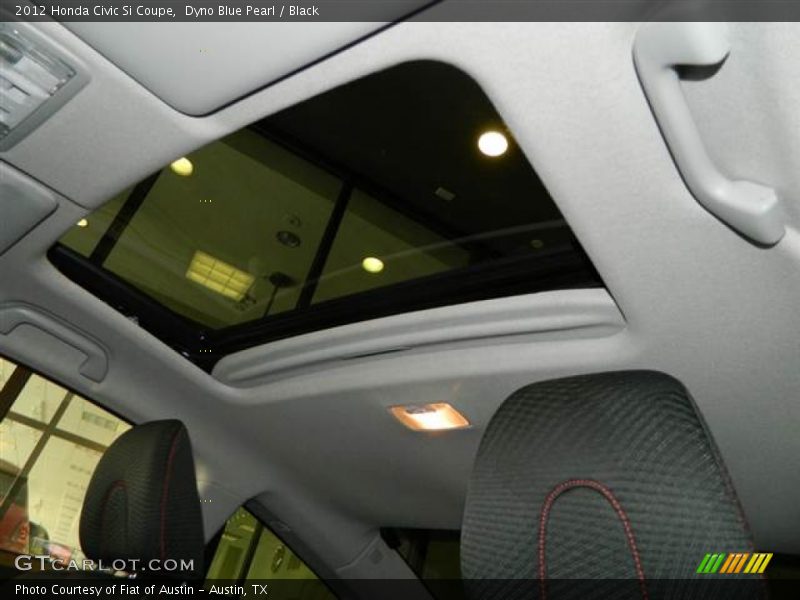Dyno Blue Pearl / Black 2012 Honda Civic Si Coupe