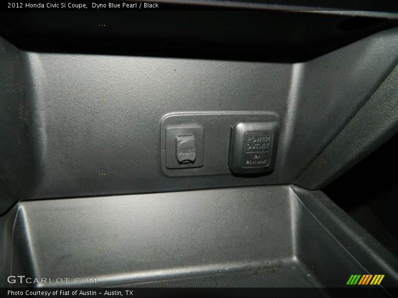 Dyno Blue Pearl / Black 2012 Honda Civic Si Coupe
