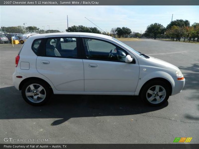 Summit White / Black/Gray 2007 Chevrolet Aveo 5 LS Hatchback